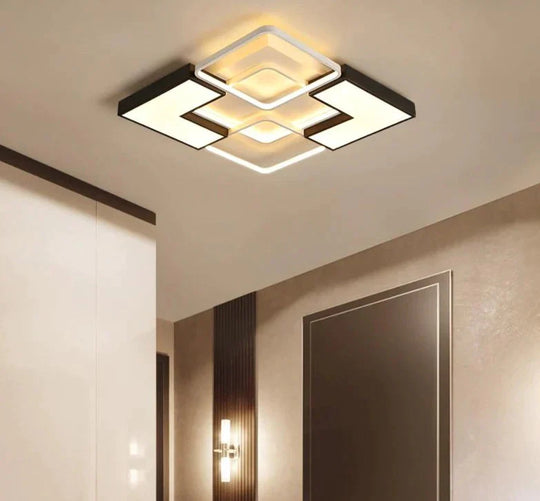 Modern Led Ceiling Light For Living Room Bedroom Dining Fixtures Led Rectangle Lamp Luminaires Home