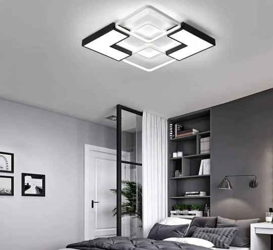 Modern Led Ceiling Light For Living Room Bedroom Dining Fixtures Led Rectangle Lamp Luminaires Home