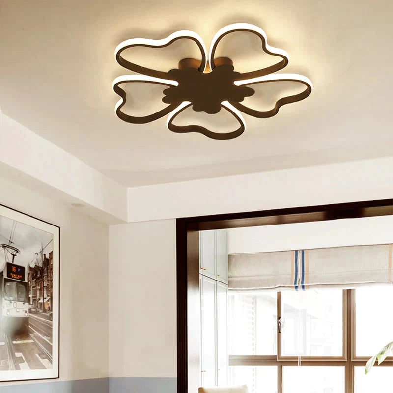 New Arrival Modern Led Ceiling Lights For Living Room Bedroom Dining Study White / Coffee Color