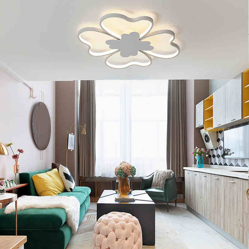 New Arrival Modern Led Ceiling Lights For Living Room Bedroom Dining Study White / Coffee Color