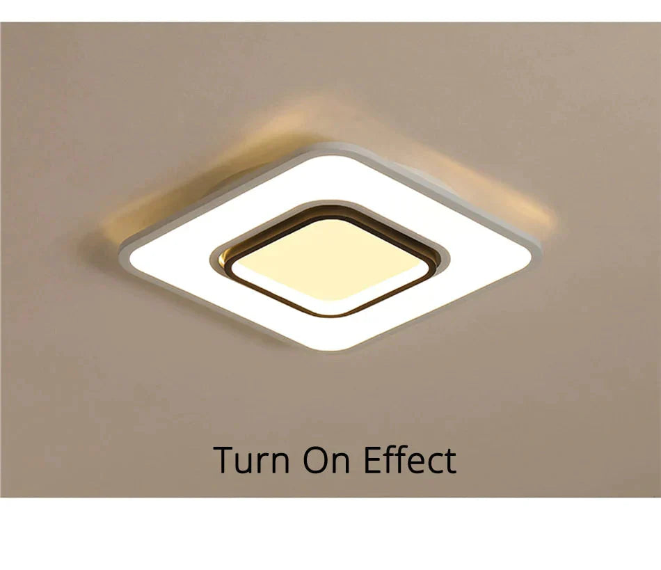 Modern Led Ceiling Lamp Fixture For Living Room Touch Remote Control Dimming Dining Bedroom Lights