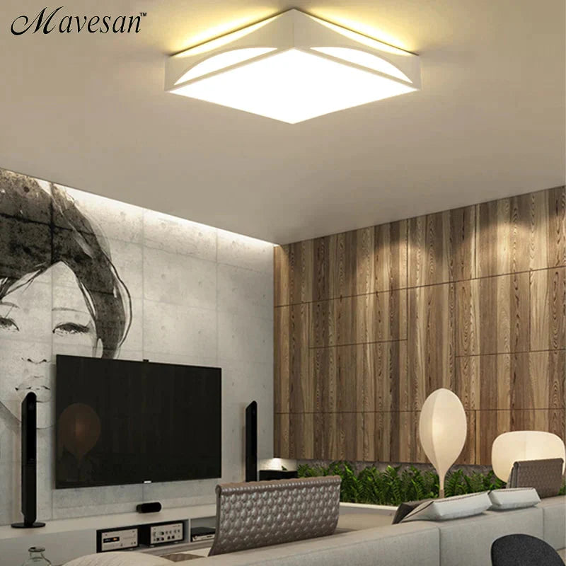 Modern Black White Design Ceiling Light For Home Led Lamps High Quality Lamp Living Room Bedroom