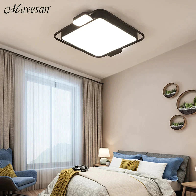 New Ceiling Light For Square/Round/Rectangle Shape Led Bedroom Luminarias Para Teto Led Lights Home