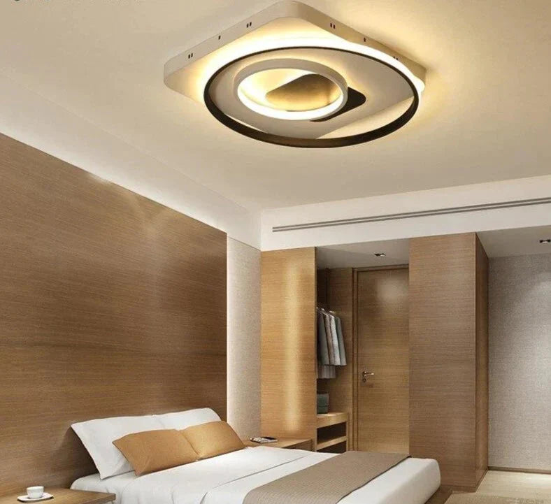 Modern Acrylic Ceiling Lights For Bedroom Support Remote Control Led Surface Mount Lamps Living Room