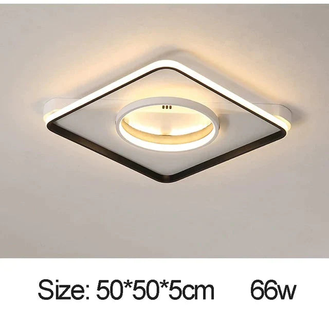 Modern Acrylic Ceiling Lights For Bedroom Support Remote Control Led Surface Mount Lamps Living