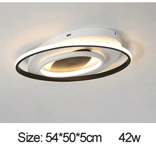 Modern Acrylic Ceiling Lights For Bedroom Support Remote Control Led Surface Mount Lamps Living