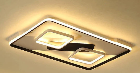 Modern Acrylic Ceiling Lights For Bedroom Support Remote Control Led Surface Mount Lamps Living Room