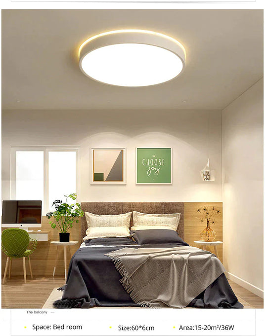 Modern Led Ceiling Lights For Living Room Bedroom Indoor Lighting Lamp Fixture Remote Control