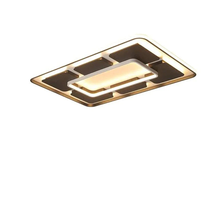 Modern Living Room Ceiling Lights For Bedroom Support Remote Control Led Surface Mount Lamps