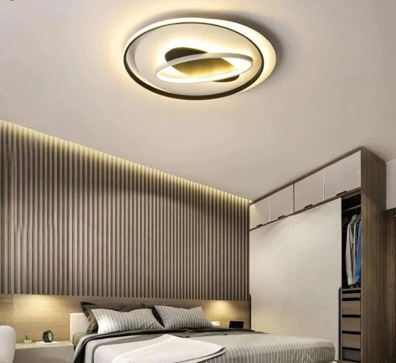 Modern Acrylic Ceiling Lights For Bedroom Support Remote Control Led Surface Mount Lamps