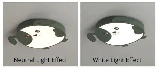 New Design Led Ceiling Light Baby Room Child Cutie Cat Shape With Remote Control Lamp Lighting