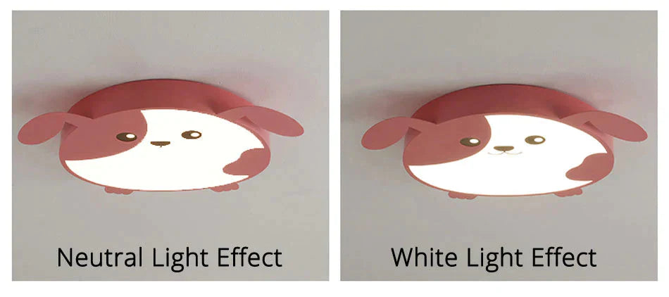 New Design Led Ceiling Light Baby Room Child Cutie Cat Shape With Remote Control Lamp Lighting