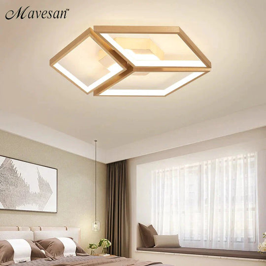 New Gold Body Ceiling Lights For Living Room Bedroom Led Lustres Large Lighting Fixtures Led Lamp