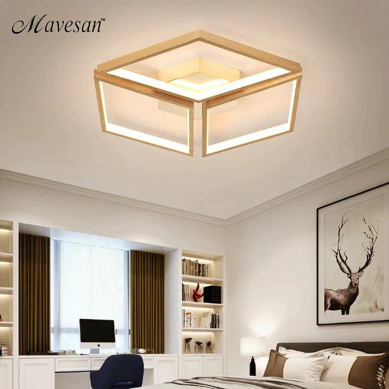 New Gold Body Ceiling Lights For Living Room Bedroom Led Lustres Large Lighting Fixtures Led Lamp