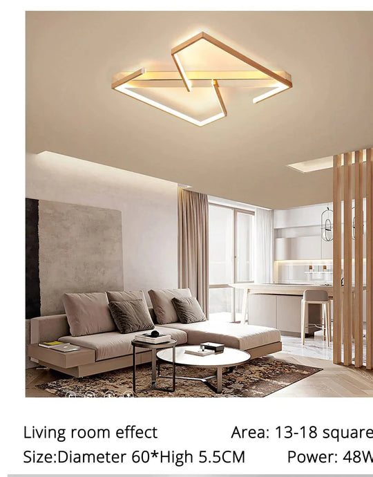 New Gold Body Ceiling Lights For Living Room Bedroom Led Lustres Large Lighting Fixtures Led Lamp