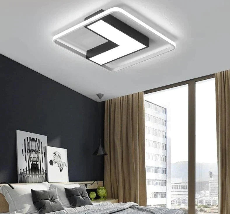 Modern Led Acrylic Lamp Ceiling For Living Room 10 - 20Square Meters Dimmable Lighting Fixtures