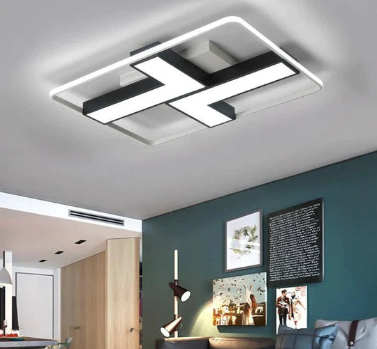 Modern Led Acrylic Lamp Ceiling For Living Room 10 - 20Square Meters Dimmable Lighting Fixtures