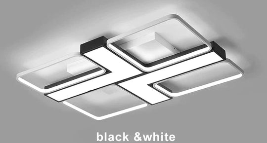 Modern Led Acrylic Lamp Ceiling For Living Room 10 - 20Square Meters Dimmable Lighting Fixtures