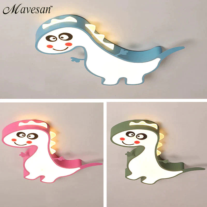 New Dinasour Modern Led Ceiling Lights Lamp For Child Bedroom Study Room Babyroom Remote Control