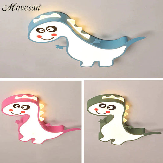 New Dinasour Modern Led Ceiling Lights Lamp For Child Bedroom Study Room Babyroom Remote Control