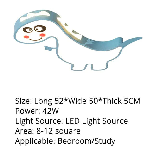 New Dinasour Modern Led Ceiling Lights Lamp For Child Bedroom Study Room Babyroom Remote Control