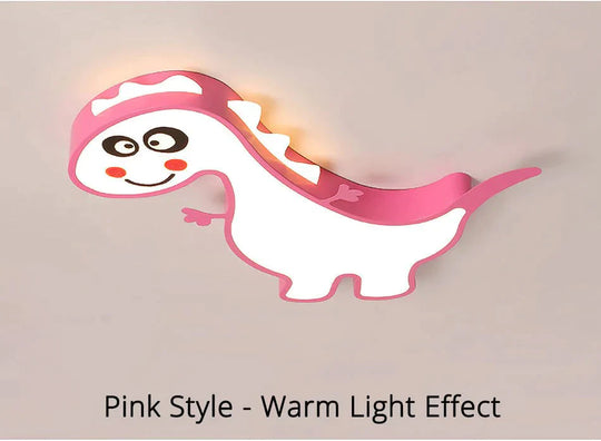 New Dinasour Modern Led Ceiling Lights Lamp For Child Bedroom Study Room Babyroom Remote Control