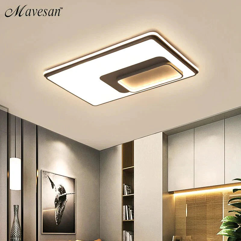 Modern Led Ceiling Lighting Lamps Round/Square/Rectangle Design For Living Room Led Indoor Home