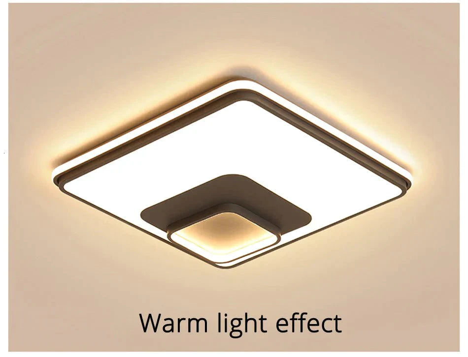 Modern Led Ceiling Lighting Lamps Round/Square/Rectangle Design For Living Room Led Indoor Home