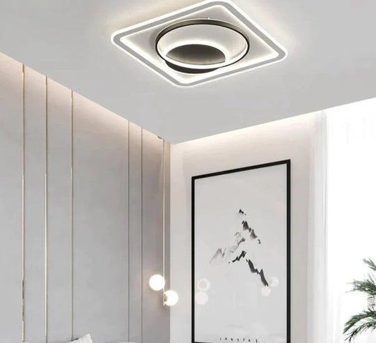 Modern Acrylic Ceiling Lights For Bedroom Support Remote Control Lustre Led Surface Mount Lamps