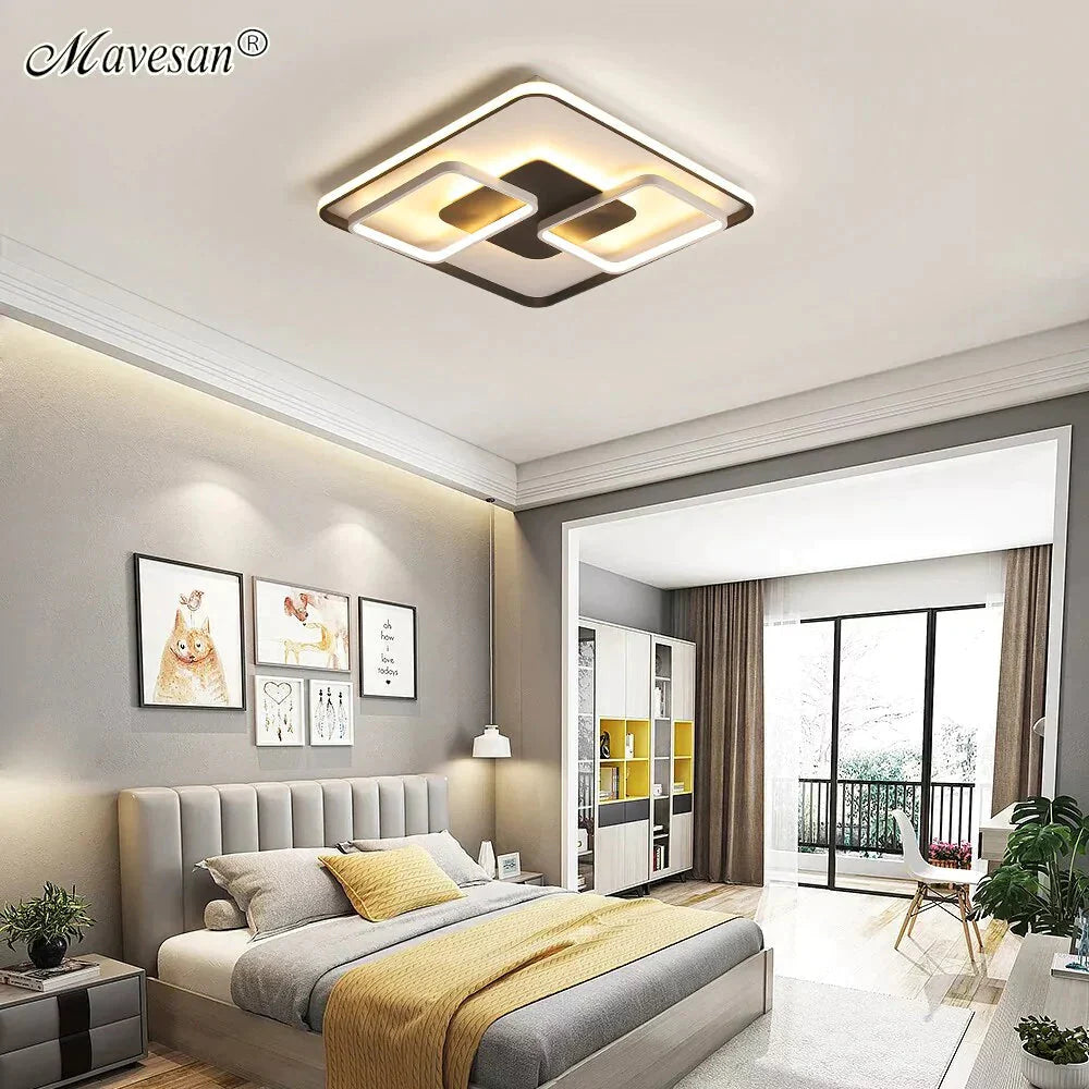 Led Ceiling Lights Surface Mount Modern Living Room For Bedroom Support Remote Control Led Lamps