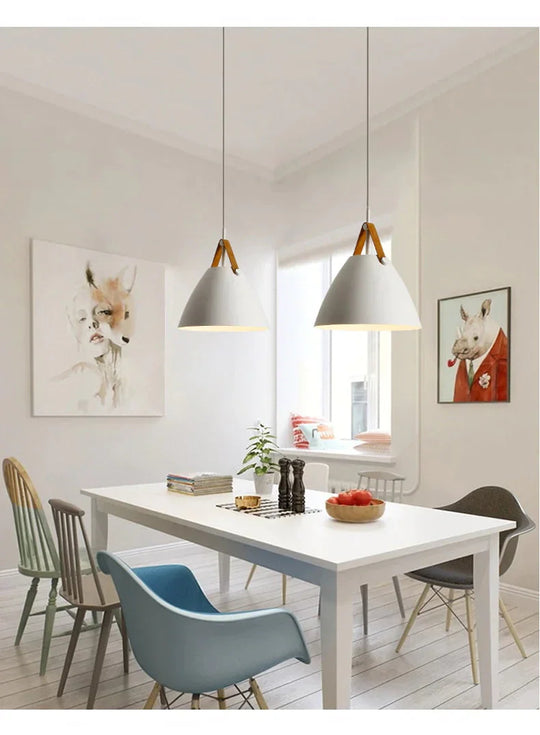 Nordic Minimalist Pendant Light Creative Bedside /Restaurant /Bedroom/ Bar Dining Table Study Lamp