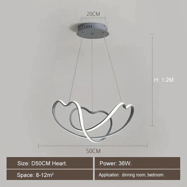 Modern Led Pendant Hanging Lamps For Living Room Kitchen Cord Light Dinning Lamparas Colgantes