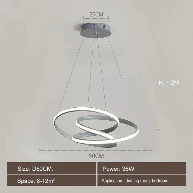 Modern Led Pendant Hanging Lamps For Living Room Kitchen Cord Light Dinning Lamparas Colgantes