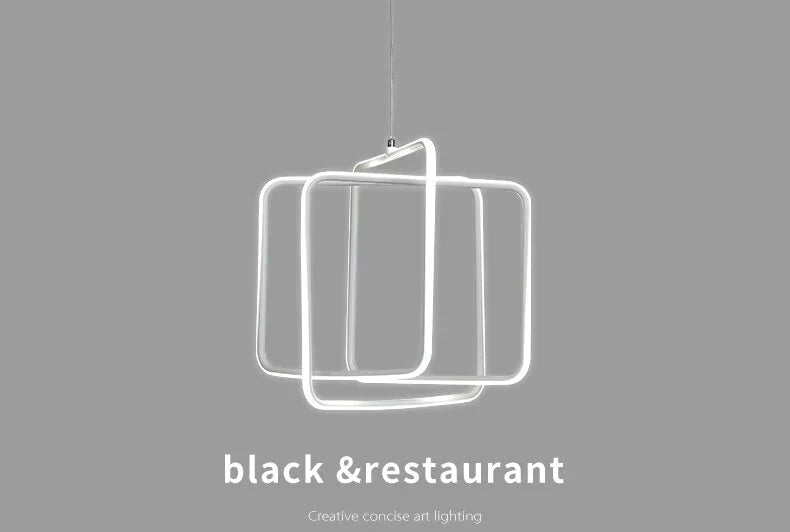 White Color Modern Led Simple Pendant Lights For Living Room Kitchen Dining Lustre Lamp Hanging