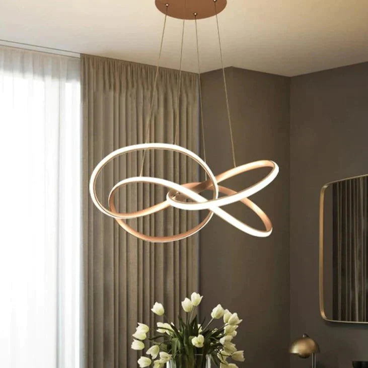New Design Gold Hanging Pendant Lamp 70W For 10 - 15Square Meters Bedroom Pendants Led Kitchen