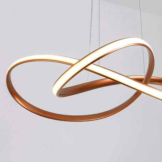 New Design Gold Hanging Pendant Lamp 60W For 10 - 15Square Meters Bedroom Pendants Led Kitchen