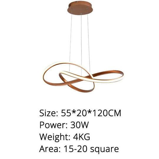 New Design Gold Hanging Pendant Lamp 60W For 10 - 15Square Meters Bedroom Pendants Led Kitchen