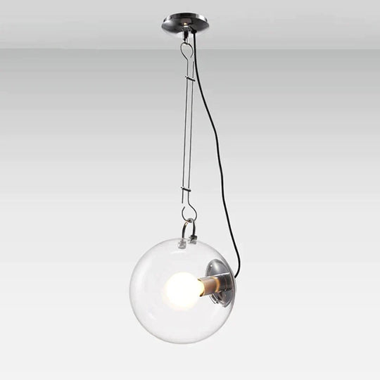 Modern Soap Bubble Pendant Lights Creative Fashion Home Decoration Lighting Clear Glass Lamps E27