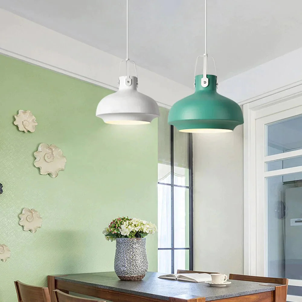 Colorful Pendant Lamps Modern Vintage Hanging Lamp Bar Restaurant Bedrooms E27 Art Lights Home