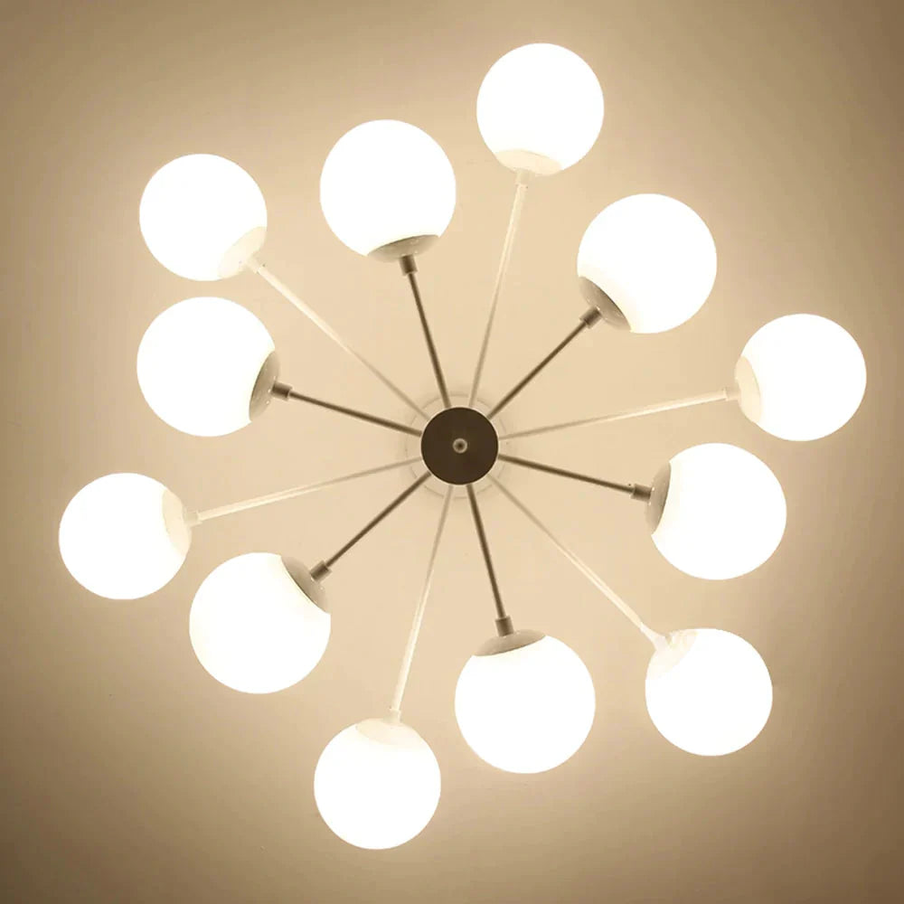 Vintage Bubble Glass Ball Pendant Lights E27 Led Bulbs Modo Lamps For Living Room Indoor Home