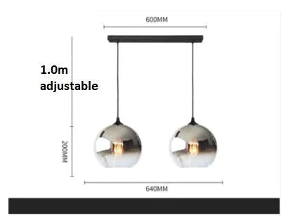 Kitchen Island Pendant Lights Bedside Hanging Lamp Bar Counter Dining Table Suspension Lamps