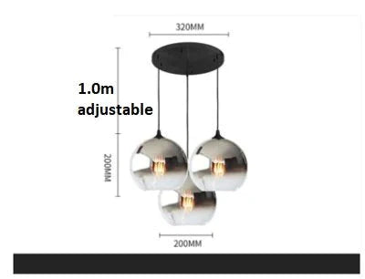 Kitchen Island Pendant Lights Bedside Hanging Lamp Bar Counter Dining Table Suspension Lamps