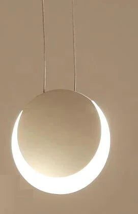 Moon Pendant Lights Loft Hanging Light Fixture Kitchen Hanglamp Living Room Bedside Lamp Luminaire