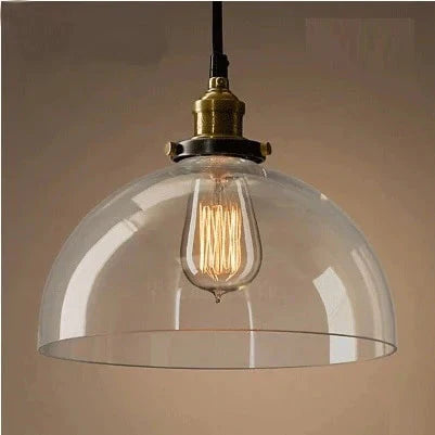 Industrial Creative Coffee Shop Bar Kitchen Island Glass Pendant Light Hanging Lamp Living Dining