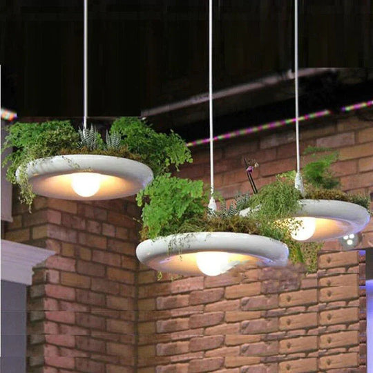 Modern Pendant Light Flower Pots Babylon Potted Plant Suspension Lamp For Growing Herbs Succulents