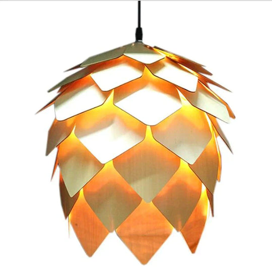 Modern Pendant Lights Pinecone Kitchen Lamp Led Loft Lighting Vintage Wood