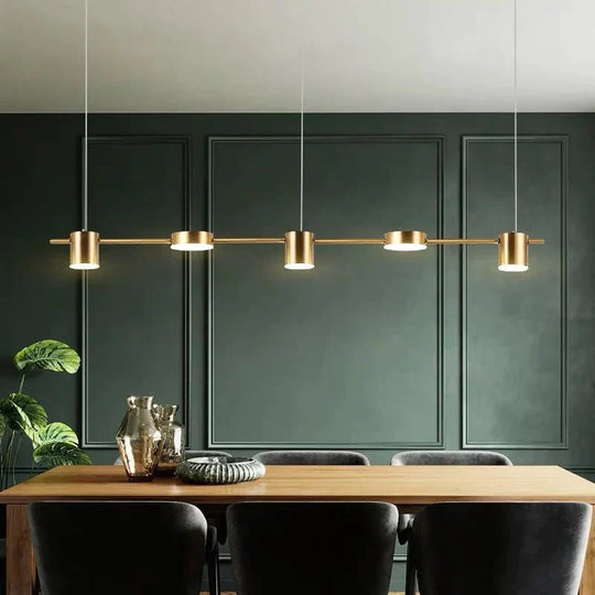 Long Dining Table Led Pendant Light Modern Kitchen Island Chandelier Hanging Lamp Black Suspension