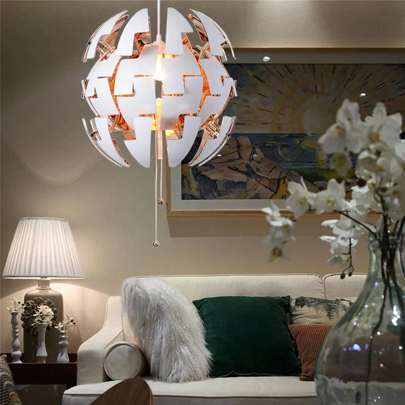 Post Modern Earth Planet Explosion Pendant Light Loft Living Room Suspension Lamp Explosive