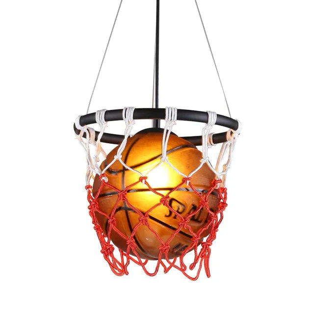 New Pendant Lights Football Glass Basketball Lamp Kitchen Hanglamp Bedroom Restaurant Children Room