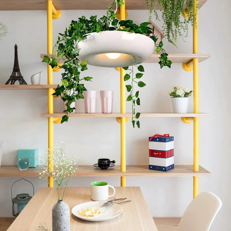 Nordic Aerial Flower Pot Pendant Light Study Creative Personality Bar Plant Potted Plants Babylon